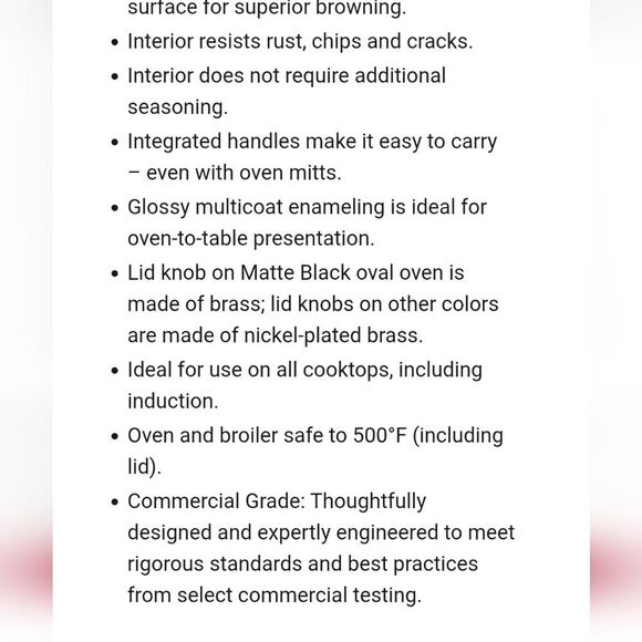 Staub Enameled Cast Iron Frebch Oven 6 1/4QT- La Mer - Picture 4 of 10